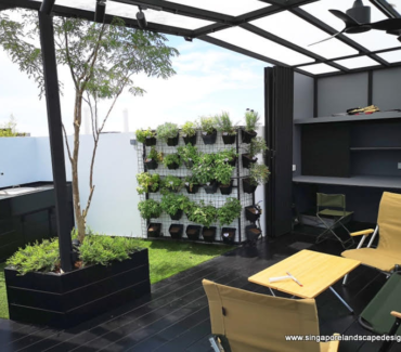 Camping in the Sky – Penthouse Rooftop Garden Project Images
