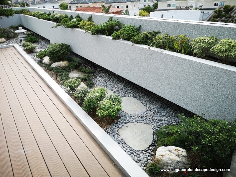 Lentor Way Semi-D: A Tranquil Landscape by Singapore Landscape Design